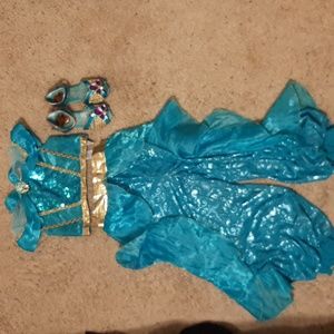 Girls Disney Store Princess Jasmine Costume